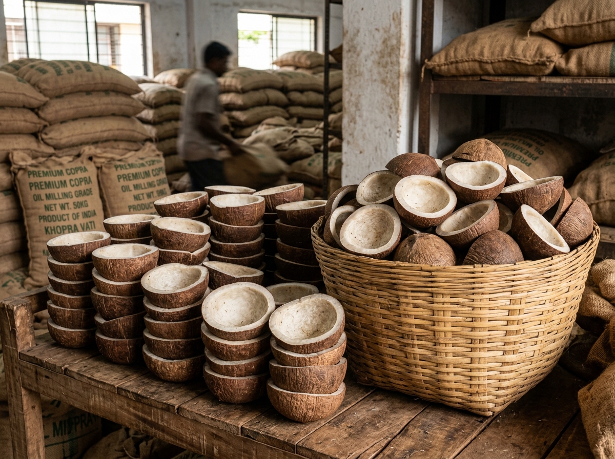 Milling & Edible Copra Cups (Khopra)